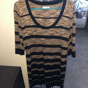 Calvin Klein Sweater Dress with 3/4 Sleeves